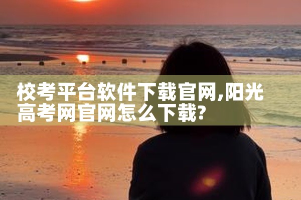 校考平台软件下载官网