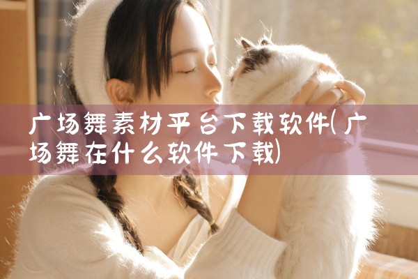 广场舞素材平台下载软件